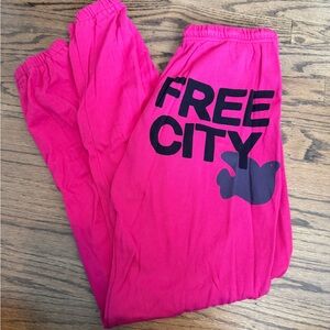 Free City Pink Sweatpants